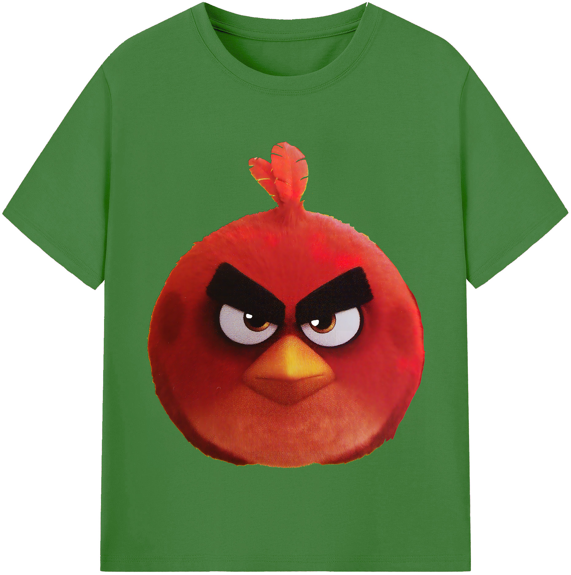 （画像用） Angry Birds アングリーバード レディースカジュアルプリントTシャツ（綿100％）